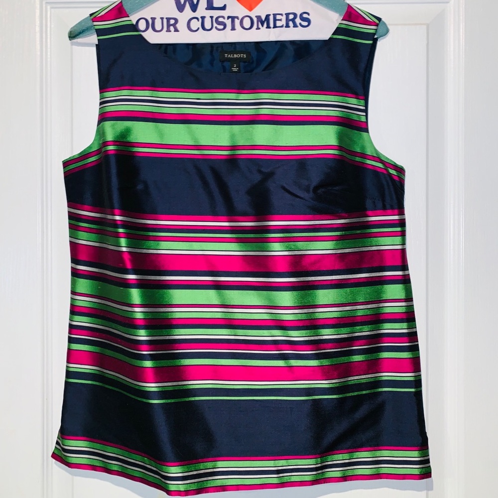Talbots sleeveless top